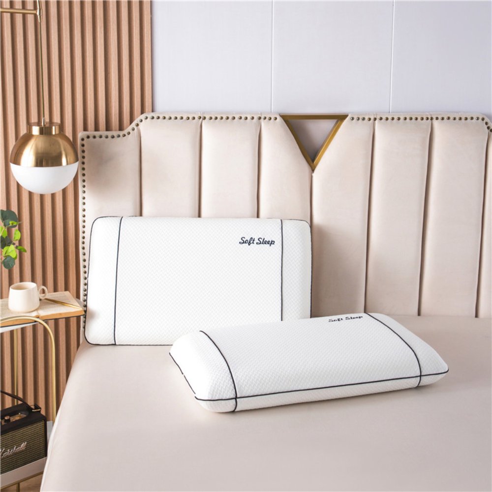 Adult Memory Foam Pillow 70×40×10 cm Bread-Shaped Adult Memory Foam Pillow